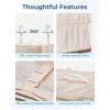 BAGSMART Wet Dry Bags 5 Pack, Travel Bags Reusable for Swimsuits (Beige)(Beige)