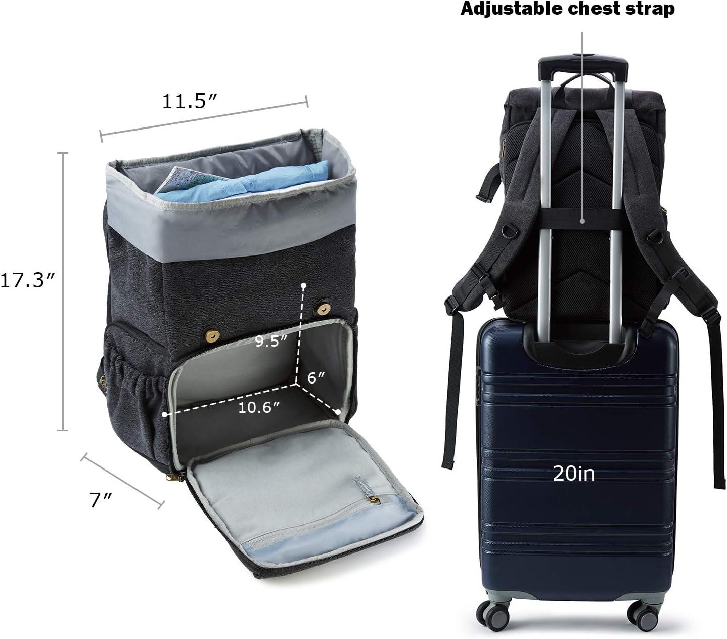 imageBAGSMART Camera Backpack DSLR SLR Waterproof Camera Bag with 15 Inch Laptop Compartment amp Tripod Holder amp Rain Cover GreenBlack