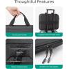 BAGSMART 15.6-16 inch Laptop Computer Case with Strap,Shockproof Waterproof Laptop Bag with Sturdy Handle(Black)