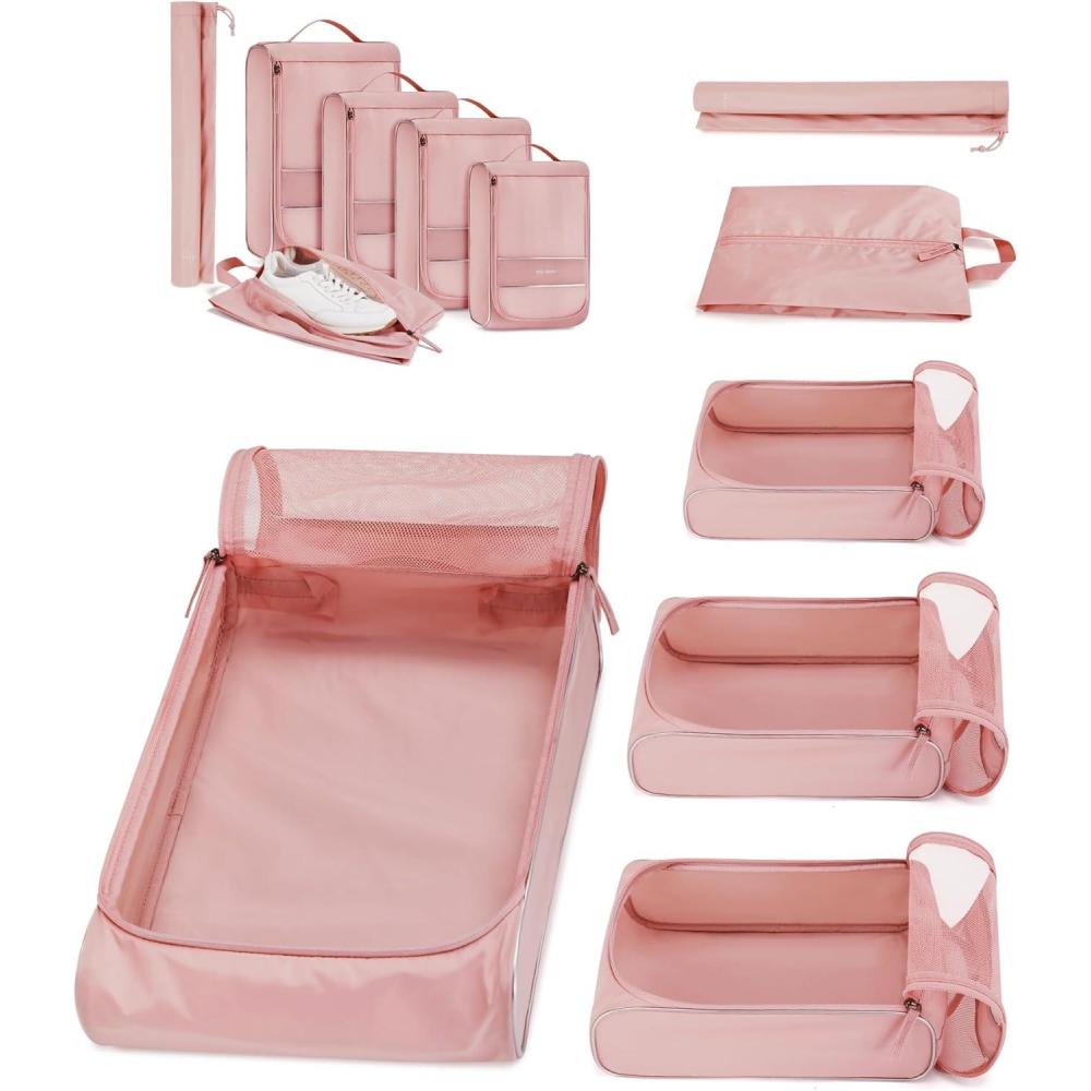 imageBAGSMART Packing Cubes for Travel Compression Packing Cubes for Airplane Travel Essentials