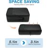 BAGSMART Compression Packing Cubes for Travel, 6 Set Packing Cubes for Carry on Suitcases, Compression Travel Cubes & Suitcase Organizer for Packing with Shoe Bag Grey(04-Black)