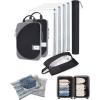 BAGSMART 8 Pcs Compression Packing Cubes, Travel Packing Cubes with 4 Pack Vacuum Storage Bags for Women, Travel Essentials, Hand-rolled Space Saver Bags, Black