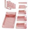 BAGSMART Packing Cubes for Travel, Compression Packing Cubes for Airplane Travel Essentials