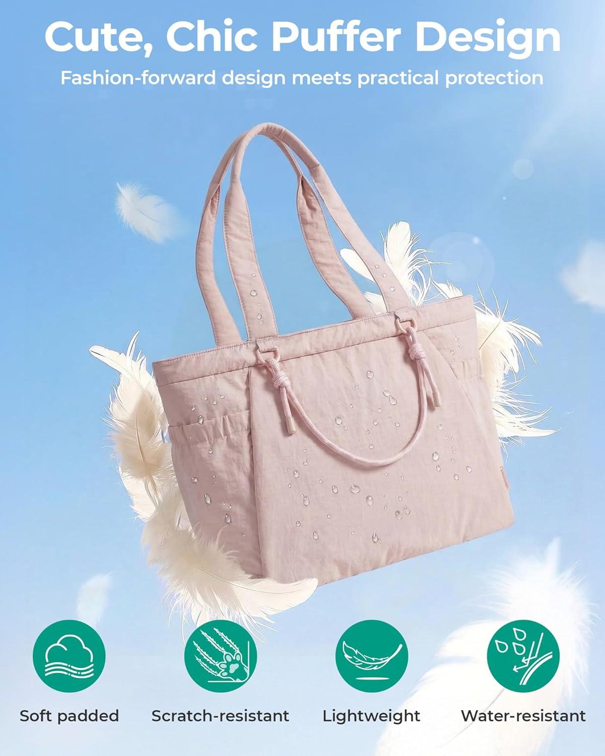 imageBAGSMART Yoga Tote Bag for Women with Knotted Handle Lightweight Pilates Bag with Yoga Mat Holder Gym Bag for Work Travel for 156 Laptop for 40oz Tumbler Waterproof amp Durable Yoga Mat Bag Carrier 23L Handbag Shoulder Sling BagOlive Green