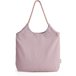BAGSMART Beach Bags for Women, Beach Tote Bag Beach Bag with Zipper Travel Tote Bag for Women Sandproof Swim Pool Bag | Packable Beach Bag, Beach Essentials, for Travel, Gym, 12.5L Medium Tote, Lightweight, Water-resistant(Mist Purple)