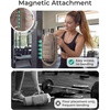BAGSMART Magnetic 40oz Water Bottle Holder with Strap, Crossbody Purse Gym Accessories for Women(Chocolate)