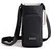 BAGSMART 40oz Magnetic Water Bottle Holder with Strap, Drink Carrier Bag Crossbody Gym Bag, Gym Accessories for Women/Men(Black)