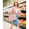 BAGSMART Beach Bag for Women, Water-resistant Rubber Tote Bag, Sandproof Vacation Essentials for Summer Swim Cruise Pool(A-baby Pink)