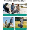 BAGSMART 83L Foldable Travel Bag, Large Duffle Bag for Travel, Weekender Duffel Luggage Bag for Sport College Camping, Water Resistant, Brown(Dark Gray)