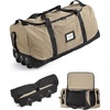 BAGSMART 83L Foldable Travel Bag, Large Duffle Bag for Travel, Weekender Duffel Luggage Bag for Sport College Camping, Water Resistant, Brown(Brown)