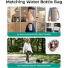 BAGSMART 2 Set Gym Bag for Women, Yoga Bag with Water Bottle Holder, Camel | For yoga travel sports dance, 25L pilates bag, overnight duffle bag(Green)