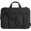 BAGSMART 15.6 Inch Laptop Sleeve with Handle and Accessory Pocket for Work | Quilted Laptop Bag for Women with Shoulder Strap, Compatible with M5 MacBook Pro 16, HP, Dell, Lenovo, ASUS for College(Black)