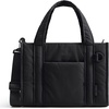 BAGSMART Boxy Tote Bag for Women, Crossbody Bag with Zipper, Crush Bow Purses for Travel Work College(Classic)