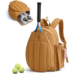 BAGSMART Tennis Gym Bag for Women, 3-in-1 Sports Duffle Sling Backpack | Fits 40oz Tumblers, 15.6″ Laptop & Shoes, Converts to a Gym Duffle, Travel Sling, or Court Backpack for 2 Rackets/Paddles(X-Oxidized Gold)