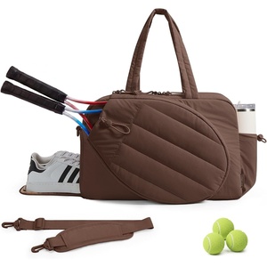 BAGSMART Tennis Gym Bag for Women, 3-in-1 Sports Duffle Sling Backpack | Fits 40oz Tumblers, 15.6″ Laptop & Shoes, Converts to a Gym Duffle, Travel Sling, or Court Backpack for 2 Rackets/Paddles(I-Mocha Brown)