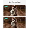 BAGSMART Small Camera Backpack, DSLR SLR Small Camera Bag Fits 13 Inch Laptop, Camera Backpack with Rain Cover & Tripod Holder(Black)