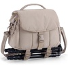 BAGSMART Small Camera Bag, DSLR Camera Case for Camera Lens & Accessories, Ultra-Light Compact Crossbody Camcorder Bags with Rain Cover/Tripod Straps, Camel(Camel)