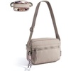 BAGSMART Cross Body Purse, Small Crossbody Bags for Women Travel Purse, Casual Shoulder Handbag Wallet(Brown)