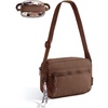 BAGSMART Cross Body Purse, Small Crossbody Bags for Women Travel Purse, Casual Shoulder Handbag Wallet(Coffee Brown)