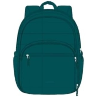 image:imageBAGSMART College Laptop Backpack Travel Backpack for Women Quilted Casual Daypack WaterResistant Bookbag for 156 Inch Laptop Cherry RedInk Green