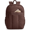 BAGSMART Backpack for Women, Travel Backpack with Large Side Pocket, 15.6 Inch Work College Backpack Purse, Waterproof Business Teacher Laptop Bag, Camel(15.6 In-chocolate)
