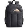 BAGSMART Backpack for Women, Travel Backpack with Large Side Pocket, 15.6 Inch Work College Backpack Purse, Waterproof Business Teacher Laptop Bag, Camel(15.6 In-black)