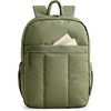 BAGSMART Backpack for Women, Travel Backpack with Large Side Pocket, 15.6 Inch Work College Backpack Purse, Waterproof Business Teacher Laptop Bag, Camel(15.6 In-green)