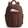 BAGSMART Backpack for Women, Travel Backpack with Large Side Pocket, 15.6 Inch Work College Backpack Purse, Waterproof Business Teacher Laptop Bag, Camel(9.7 In-chocolate)