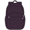 BAGSMART College Laptop Backpack, Travel Backpack for Women, Quilted Casual Daypack, Water-Resistant Bookbag for 15.6 Inch Laptop, Cherry Red(Grape)