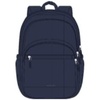 BAGSMART College Laptop Backpack, Travel Backpack for Women, Quilted Casual Daypack, Water-Resistant Bookbag for 15.6 Inch Laptop, Cherry Red(Navy Blue)