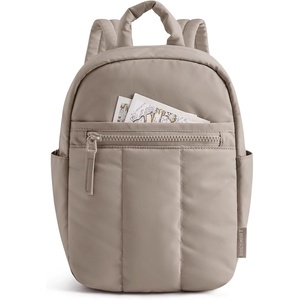 BAGSMART Backpack for Women, Travel Backpack with Large Side Pocket, 15.6 Inch Work College Backpack Purse, Waterproof Business Teacher Laptop Bag, Camel(9.7 In-camel)