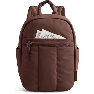 BAGSMART Backpack for Women, Travel Backpack with Large Side Pocket, 15.6 Inch Work College Backpack Purse, Waterproof Business Teacher Laptop Bag, Camel(9.7 In-chocolate)