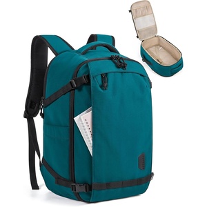 BAGSMART Travel Backpack Women, 15.6 Inch Carry On Backpack Flight Approved, TSA Approved Personal Item Travel Bag, Water Resistant Weekender Bag Luggage Daypack, Forest Green(Fresh Ink Green)