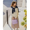BAGSMART Insulated Lunch Bags for Women, Cute Quilted Lunch Box, Lightweight Puffy Padded Waterproof Lunch Tote, Reusable Lunch Cooler for Work Picnic Travel, Blackberry(Lavender Purple)