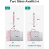 BAGSMART Laptop Sleeve 13.3-14 Inch Puffer Slim Protective Case for Women | Laptop Bag Cover for Work Business Trip College Compatible with MacBook Neo/Pro, HP, Dell(Baby Pink)