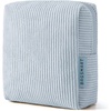 BAGSMART Small Corduroy Makeup Bag, Cosmetic Pouch for Women with Pocket | For Purse, Toiletry Pouch, Soft Mini Cosmetics Bag, Travel Essentials, Cute Make Up Pouch with Slip-in Pocket(01-Dawn Blue Mini)