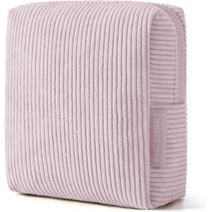 BAGSMART Small Corduroy Makeup Bag, Cosmetic Pouch for Women with Pocket | For Purse, Toiletry Pouch, Soft Mini Cosmetics Bag, Travel Essentials, Cute Make Up Pouch with Slip-in Pocket(01-Lavender Purple Mini)