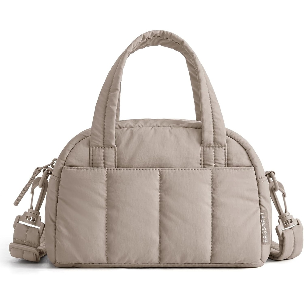 image:imageBAGSMART Crossbody Bags for Women Puffy Travel Purse Small Wallet HandbagsBrown