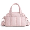 BAGSMART Crossbody Bags for Women, Puffy Travel Purse Small Wallet Handbags(Baby Pink)