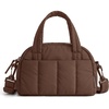 BAGSMART Crossbody Bags for Women, Puffy Travel Purse Small Wallet Handbags(Coffee Brown)