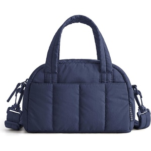 BAGSMART Crossbody Bags for Women, Puffy Travel Purse Small Wallet Handbags(Navy Blue)